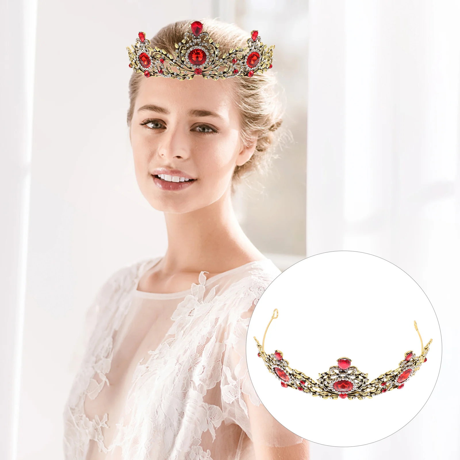 Wedding Headpiece Bride Crown Rhinestone Crown Women Crown Headband Bridal Hair Jewelry bride crowns for wedding