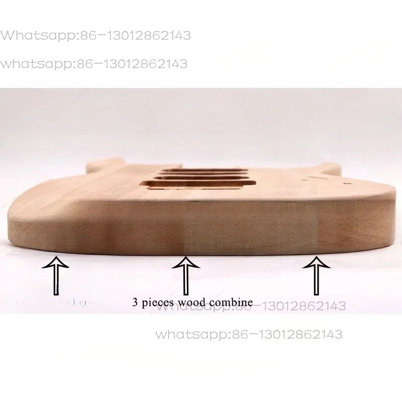 Suitable for  Mahogany Core Three-piece Guitar Barrel FY Double Shake Guitar Body FY Body DIY Assembly Electric Guitar
