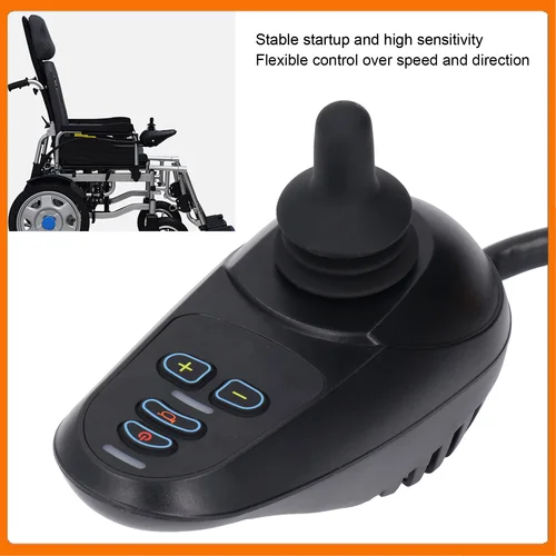 Controlador de palanca de mando de silla de ruedas eléctrica Universal Control inteligente controlador de silla de ruedas eléctrica DC24V para reemplazo