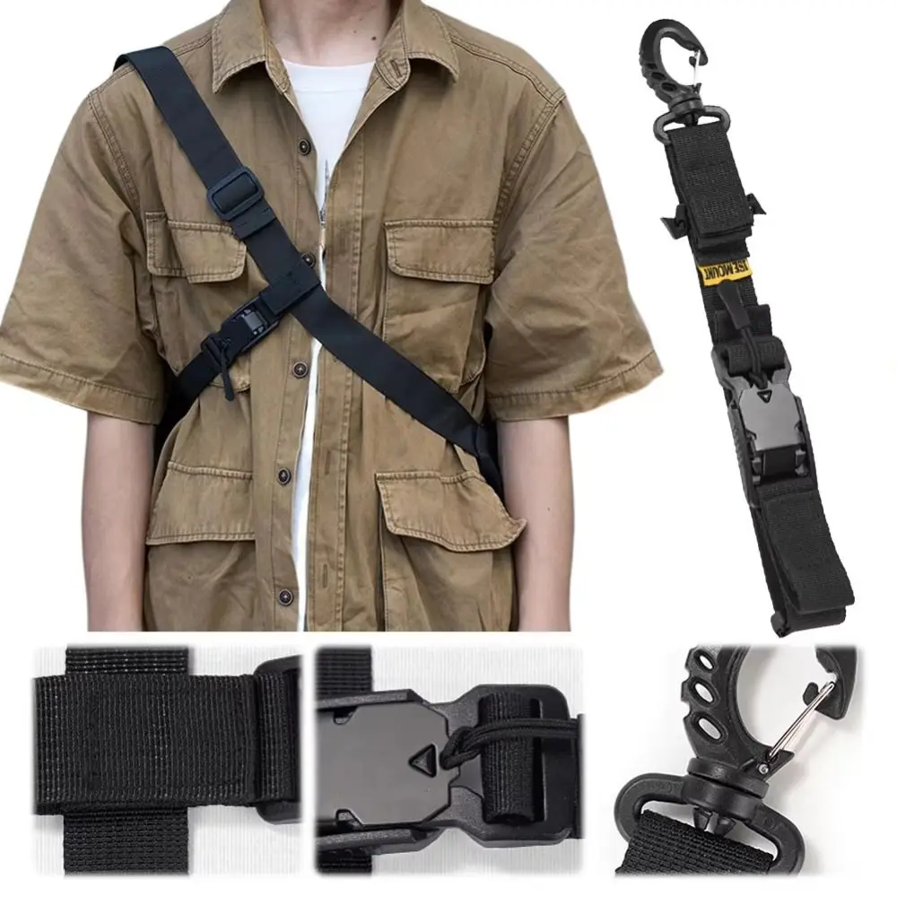 Three-point Auxiliary Backpack Stabilizer Strap Adjustable Fixing Belt Crossbody Bag Chest Strap Anti Slip Quick Release