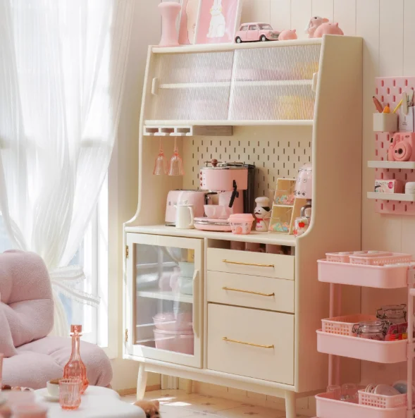 Dollhouse Miniature Wooden Display Cupboard Bookcase Cabinet TV Cabinet Wooden Furniture Storage Cabinet Doll House Decor