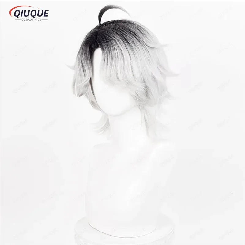 

COSda@Identity V Patient Emil Csoplay Wigs Anime G Gradient White Short Synthetic Hair+Wig CapCOSda@