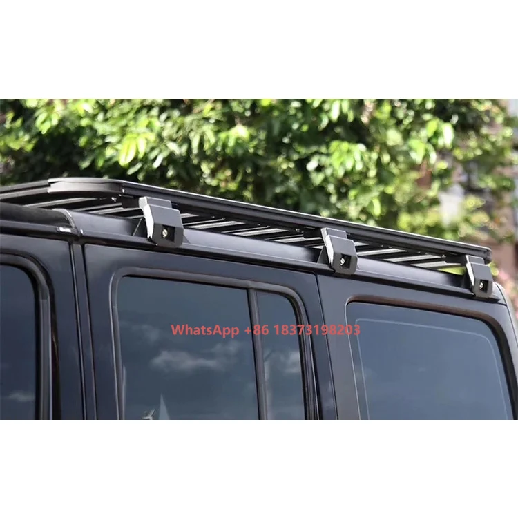 

High Quality Universal Roof Rack Cross Bar Cargo Carrier Basket Aluminum Alloy Material for Wrangler JK JL BJ40 Cars