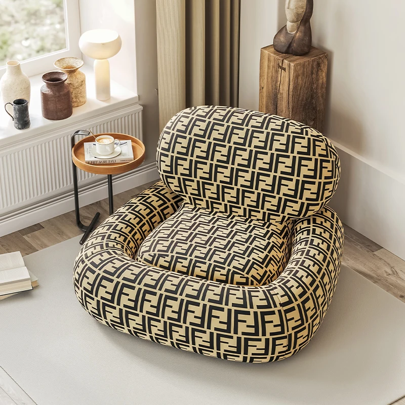 Divano singolo pigro di design per il tempo libero