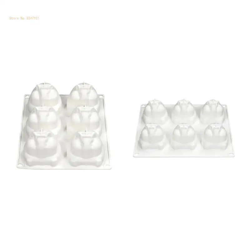 Little Hamster Silicone Molds Mousse Cake Molds DIY Soap Molds Nonstick Dropship