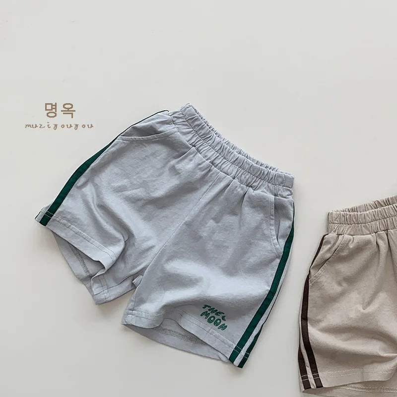 2024 Summer New Children Cotton Shorts Versatile Breathable Boys Girls Casual Pants Kids Thin Sports Shorts Toddler Clothes