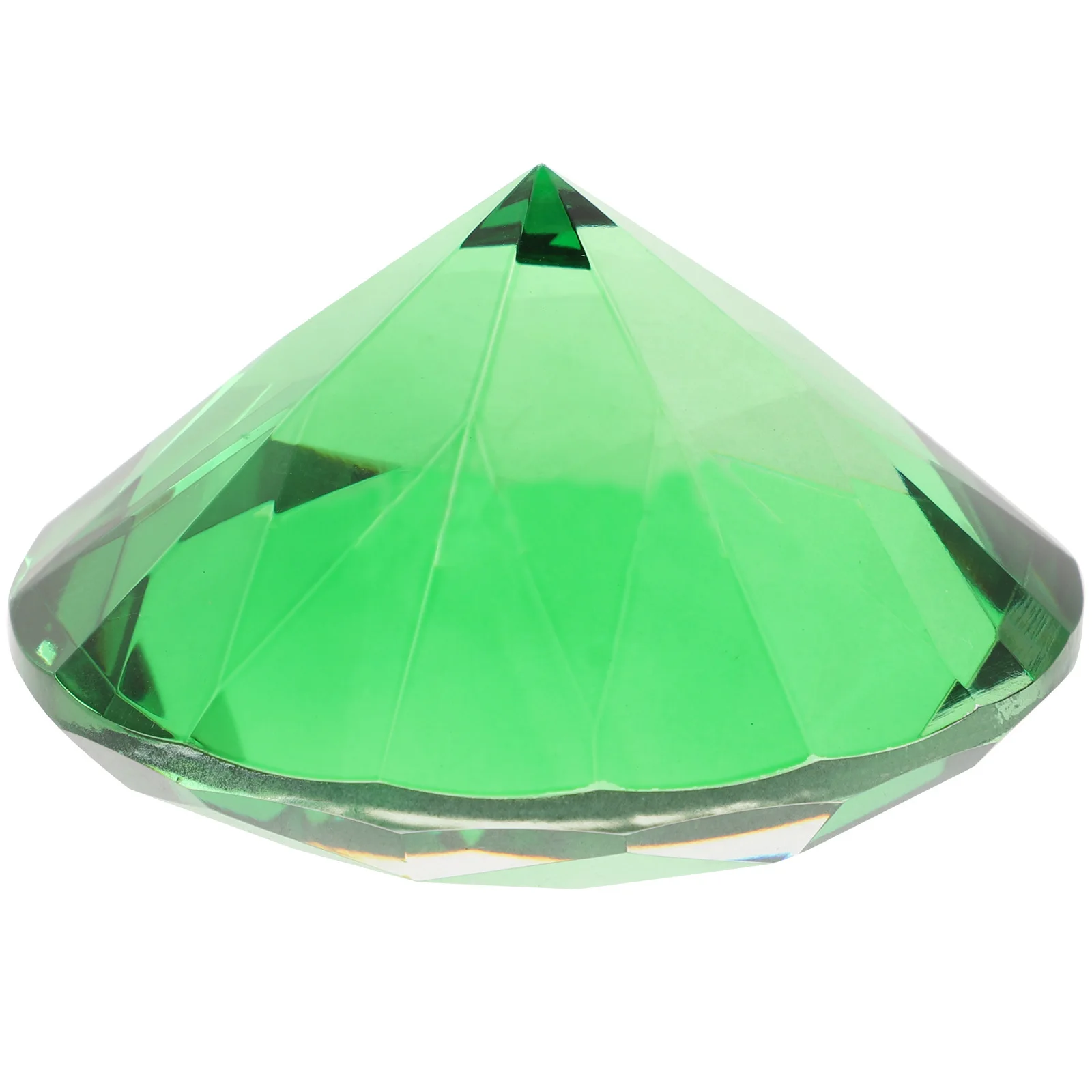 

2Pcs Green Diamond Decorative Crystal Artificial Diamonds Faux Wedding Home Decoration Faux Diamond Artificial Diamonds