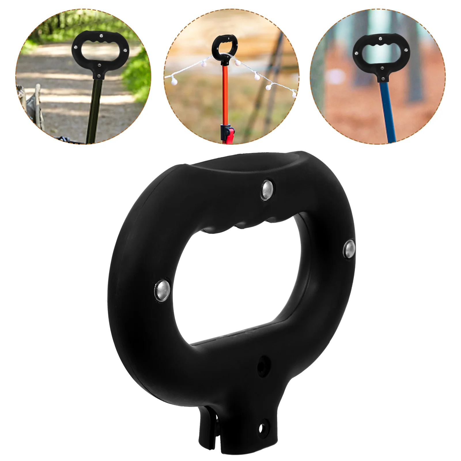 Camper Trolley Push Handle Bar Wagon Attachment Folding Cart Accessories Telescopic Rod for Camping Replacement