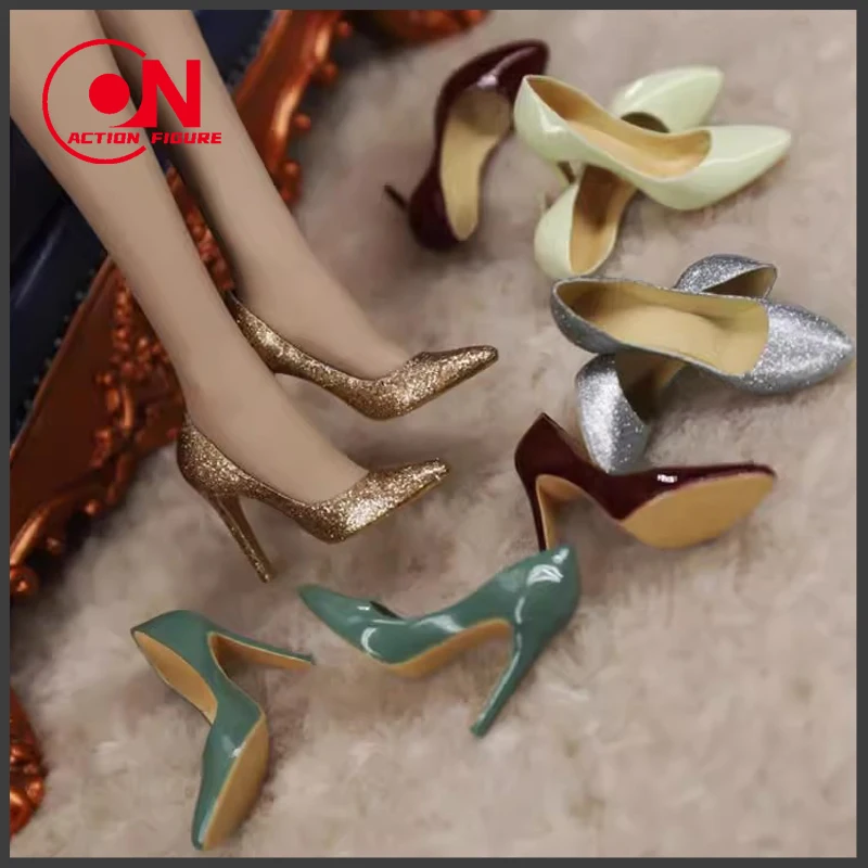 1/6 Sexy Colore Della Caramella Tacchi Alti Scarpe FT018 Modello Misura 12 ''Femmina Soldato Action Figure Corpo Bambole
