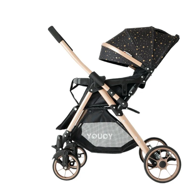 

Newborn baby stroller can sit and lie down, two-way folding baby, high view, two-way promotion, safety stroller