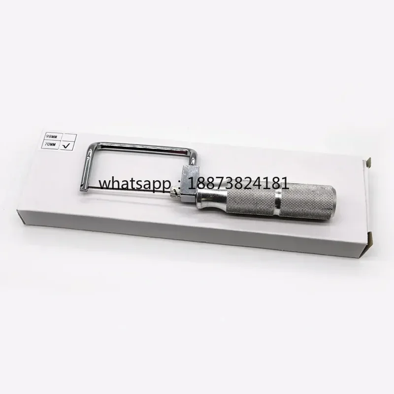 Dental Lab Saw Blade Long Handle Stainless Steel Dental Plaster Saw with 3 Size fast shipping