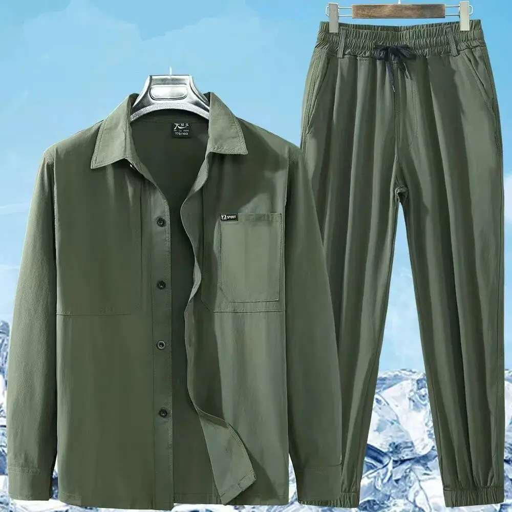 

Летний костюм для кондиционирования воздуха, спецодежда для мужчин и женщин, чистый хлопок, камуфляж, строительная площадка, вентилятор, охлаждающая уличная униформа