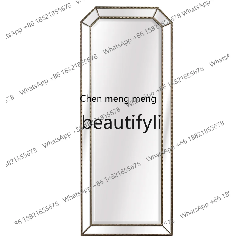 

Full-body full-length mirror on the wall, living room, cloakroom, household large-size floor-to-ceiling mirror H