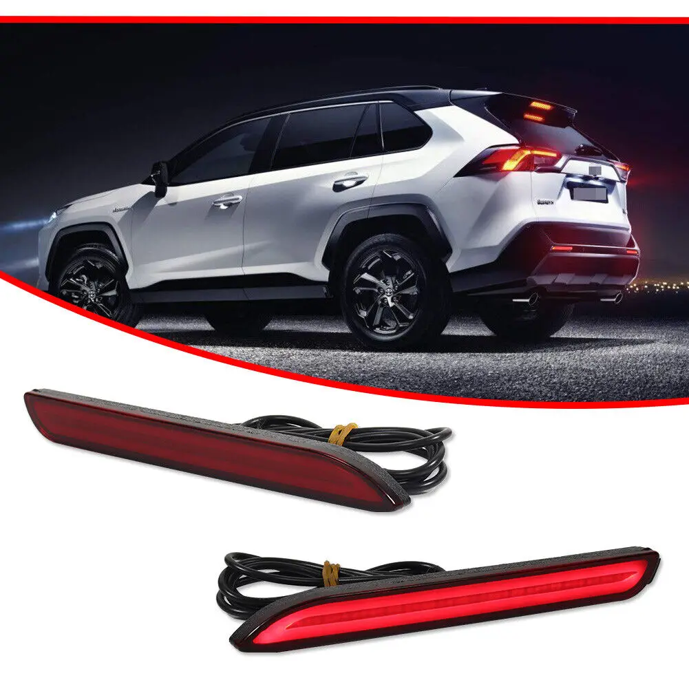 

For Toyota RAV4 19-20 Camry 06-14 Verso 11-15 Vellfire 05-14 Avalon 13-16 Alphard 15-16 Reflector Rear Bumper Light Brake Lamps