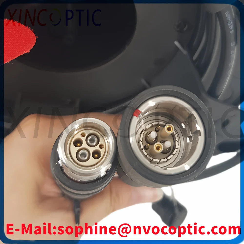 3K/93C SMPTE 100M سلك هجين كهربائي HD كابل كاميرا موصل كهربائي FUW-PUW-75M موصل الألياف البصرية بدون بكرةPCD380