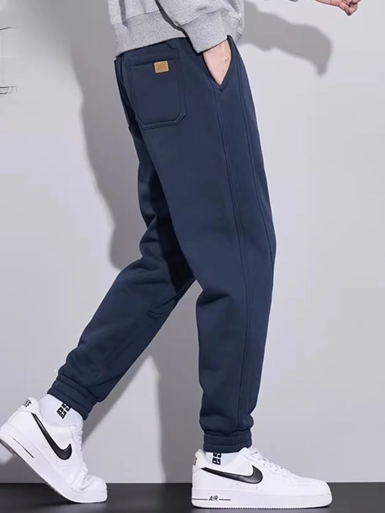 

Men's Casual Loose Fit Fce Lined Dstring Pants Spring 2026 Trendy Comfortable Cotton Polyester Blend Youth Faion