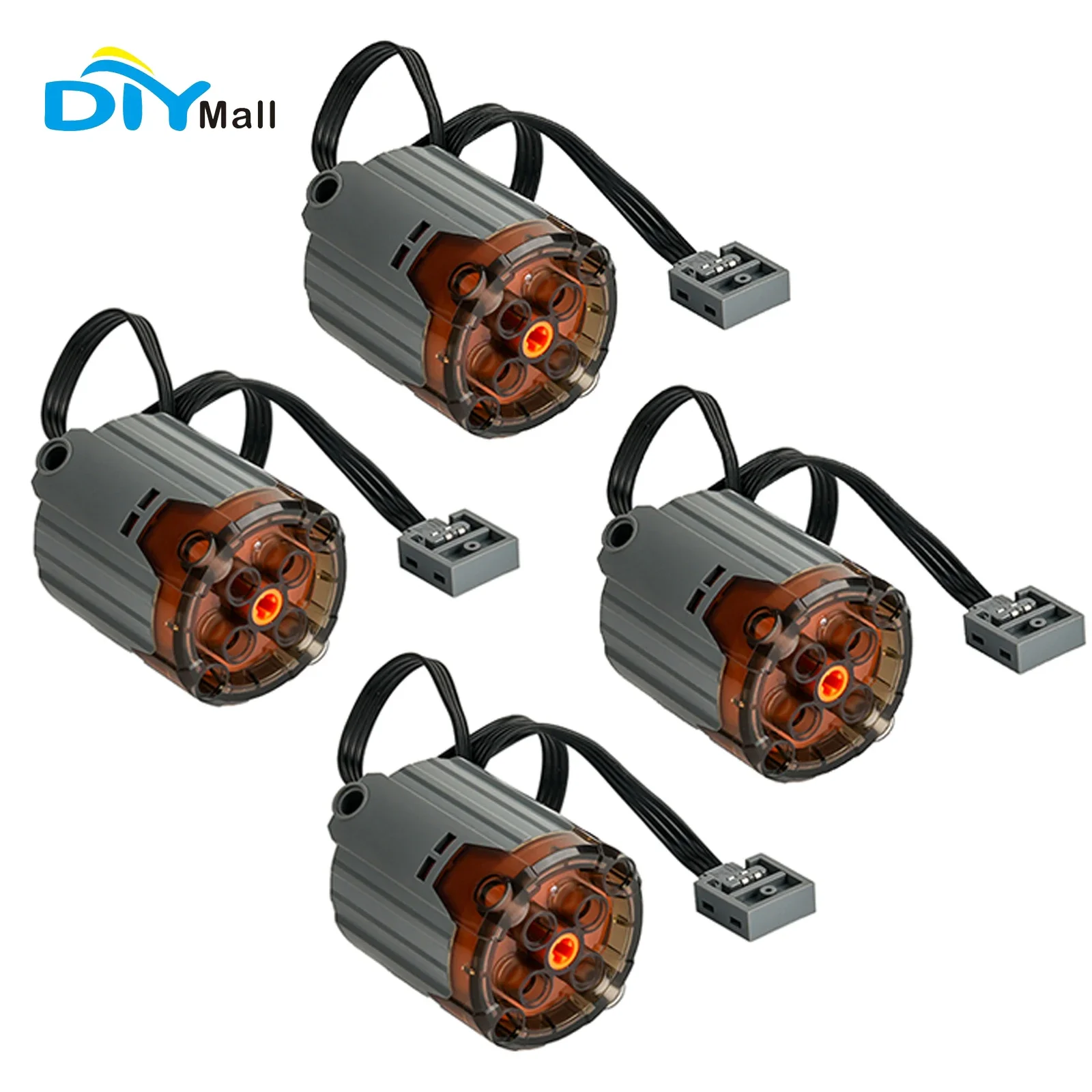 

DIYmall XL Мотор 7.4В с высоким крутящим моментом 6.3Нм для радиоуправляемых моделей MOC и технических поездов