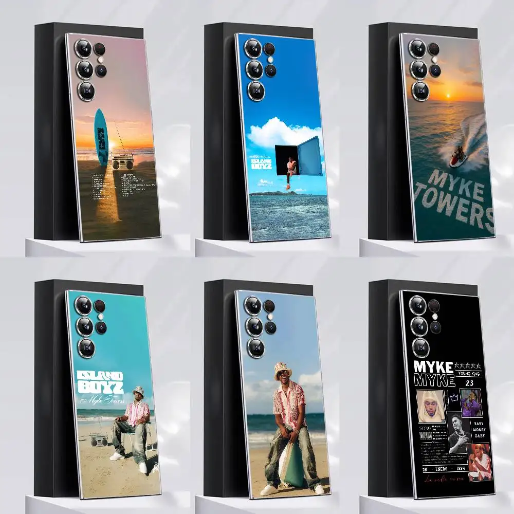 

M-Myke T-Towers ISLAND BOYZ Phone Case For Samsung S30,25,24,23,21,22,20,10,5G,FE,lite,PIus,Ultra Transparent Cover