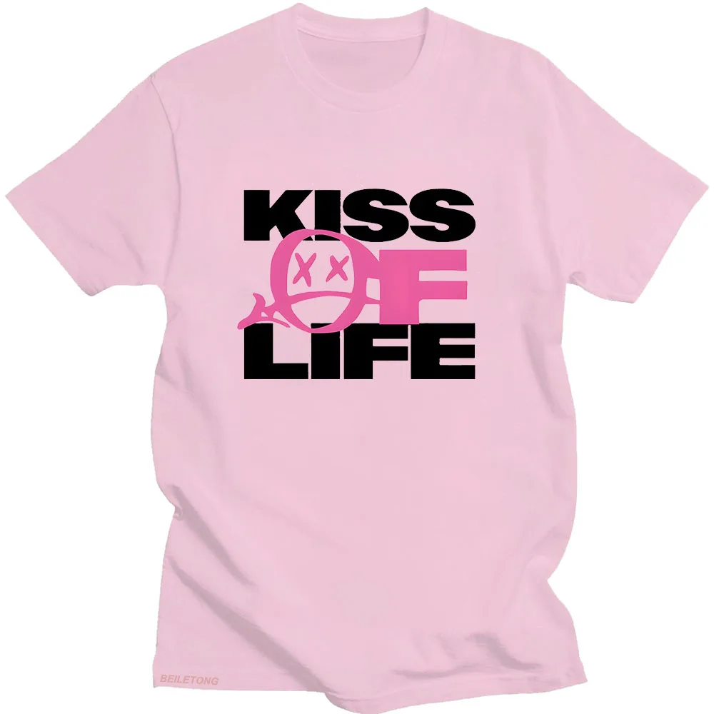 

Kiss of Life Midas Touch T-shirt Graphic Printing Casual High Quality Tee-shirt Summer Gothic O-neck Tshirt Sudaderas Punk Tops