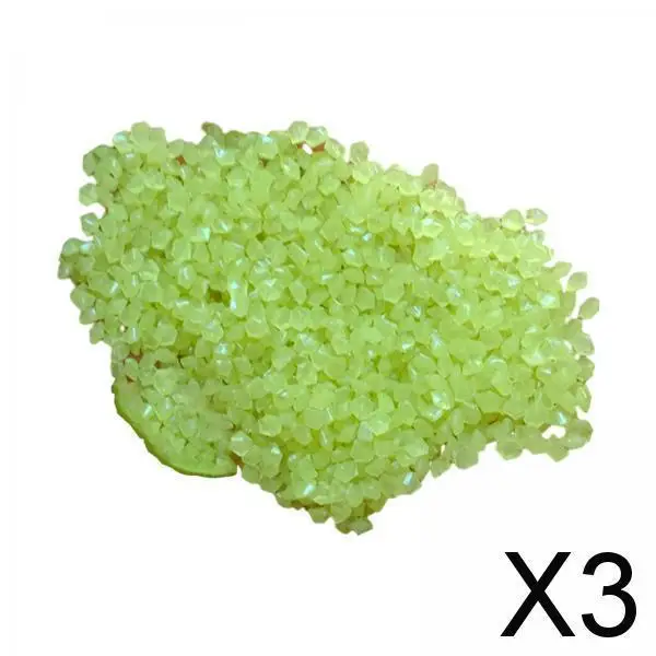 2-4pack 3-5mm Resin Glow in A Dark Pebbles Rocks Sand Accessory for Potted Plant