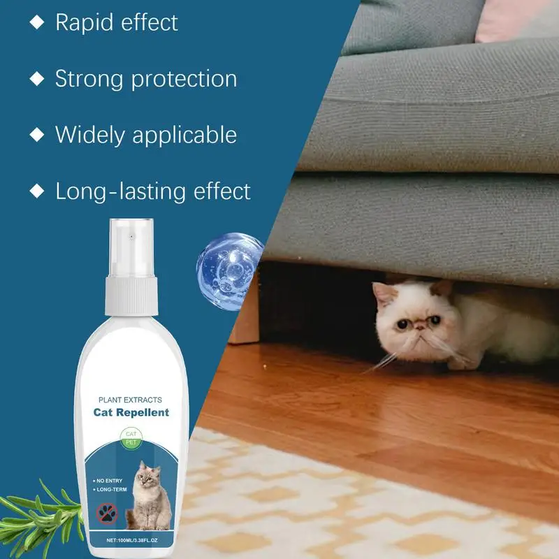 

No Scratch Spray For Cats Anti-Scratch Cat Training Spray Cat Scratch Training Aid 100ML Sprays For Protecting Furniture Sofas