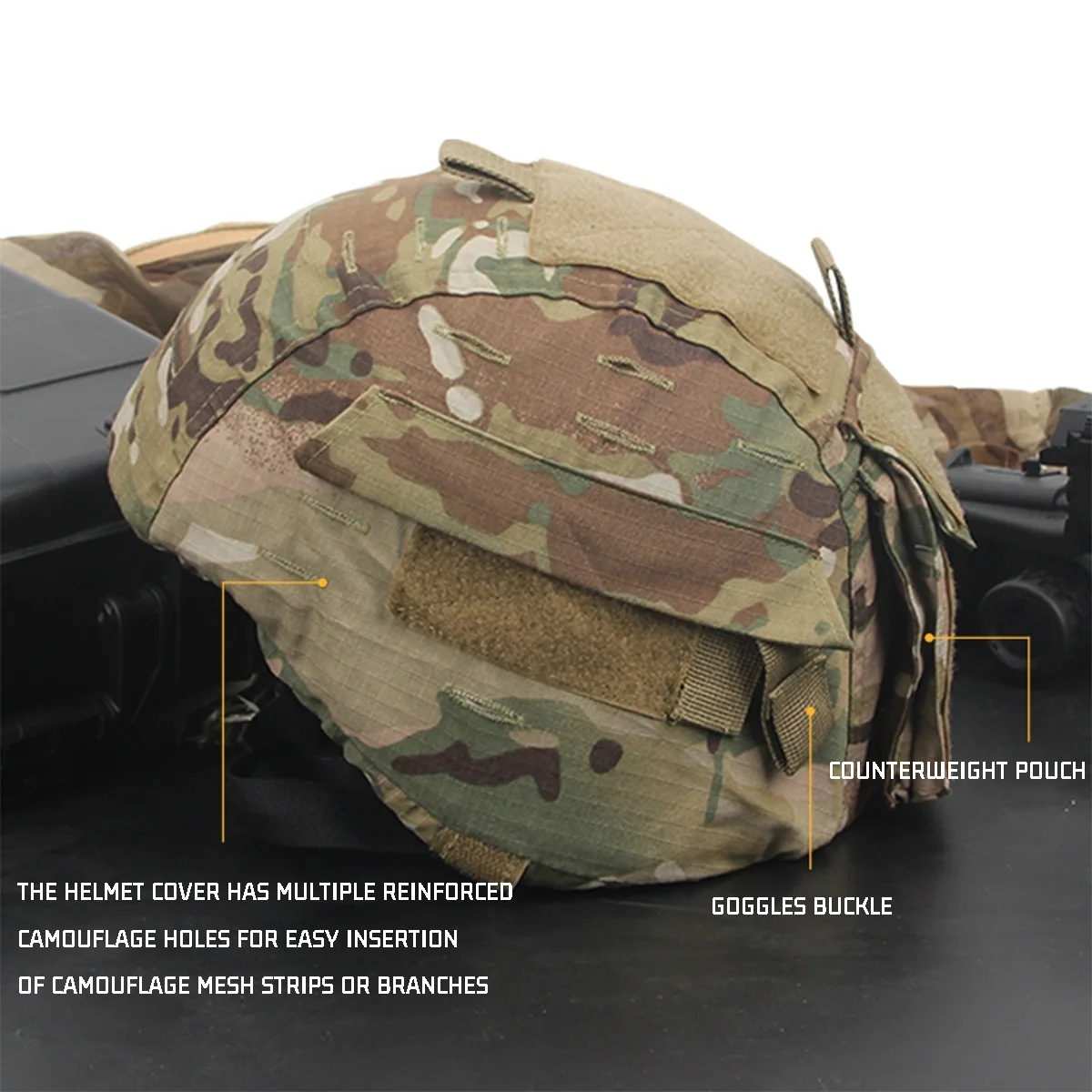 Tactical Helmet Cover for MICH 2000 Helmet Cover  Hunting Airsoft Paintball Helmet Accessories