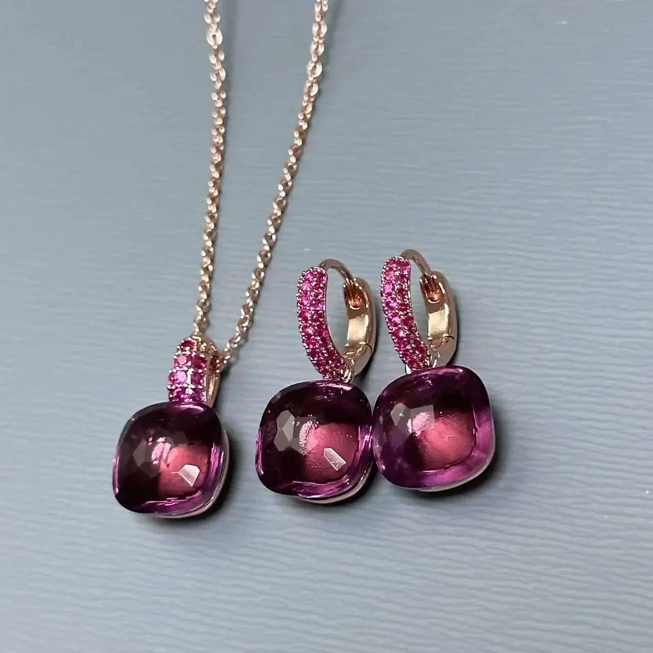juego-de-2-piezas-de-aretes-y-collar-de-126mm-con-incrustaciones-de-circonio-purpura-joyeria-de-cristal-aretes-colgantes-joyeria-de-moda