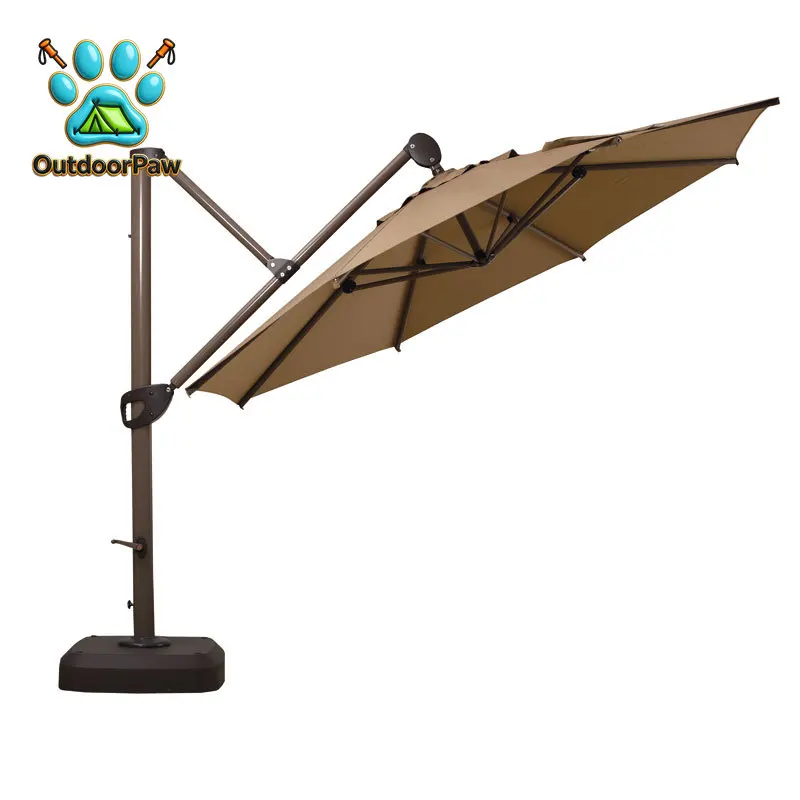 Hot Products Beach Parasols Large Portable Cantilever Parasols Outdoor Courtyard Garden