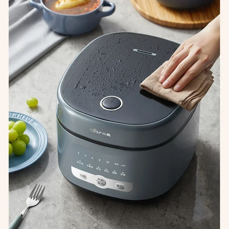 다기능 소형 밥솥 4 리터 미니 밥솥 3-8 명 세라믹 오일 항균 코팅 가정용 밥솥