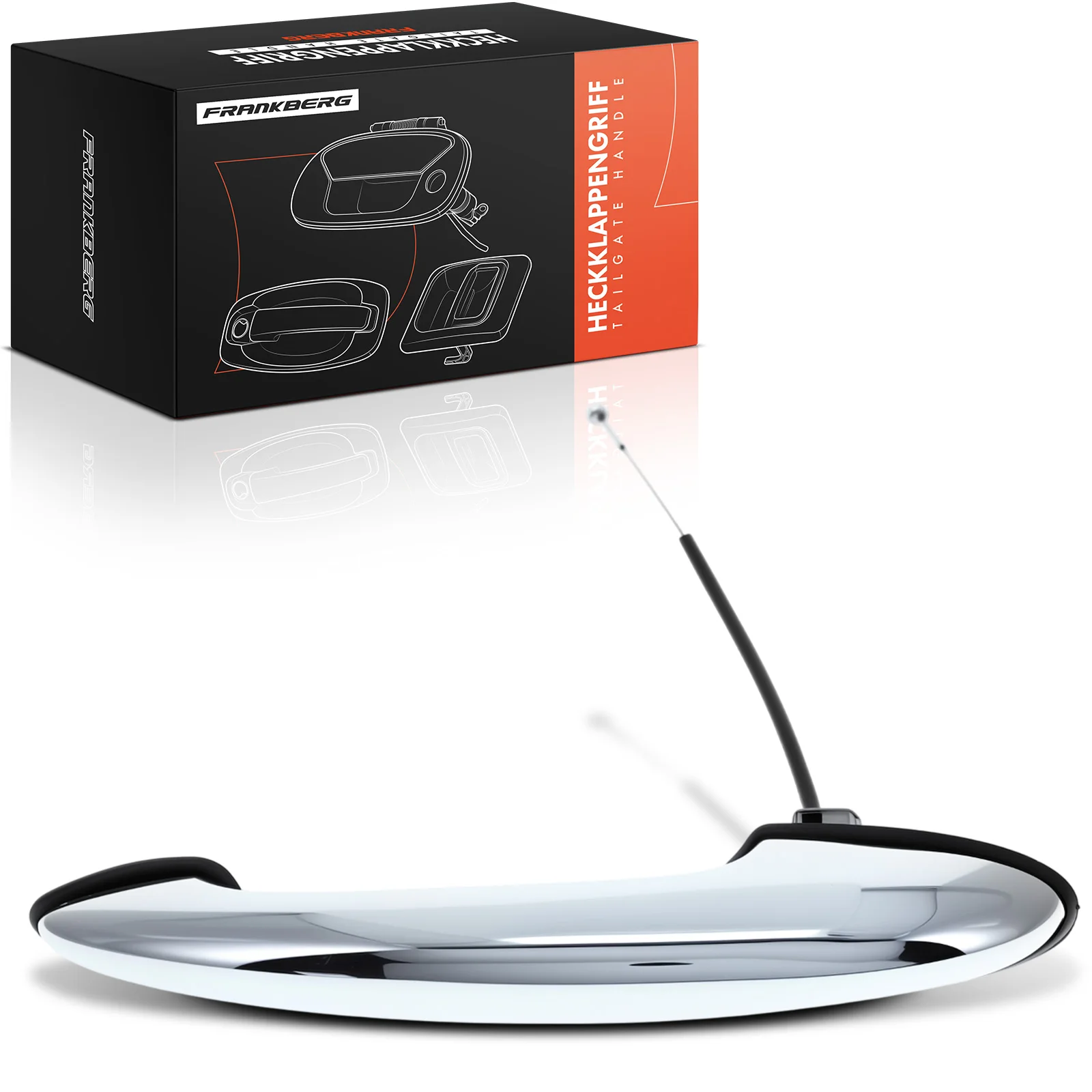 Frankberg 1x Buitendeurgreep rechtsvoor voor MINI Mini R50 R53 R56, MINI Convertible R52 R57, MINI Clubman R55 R58 R59, 51217198472