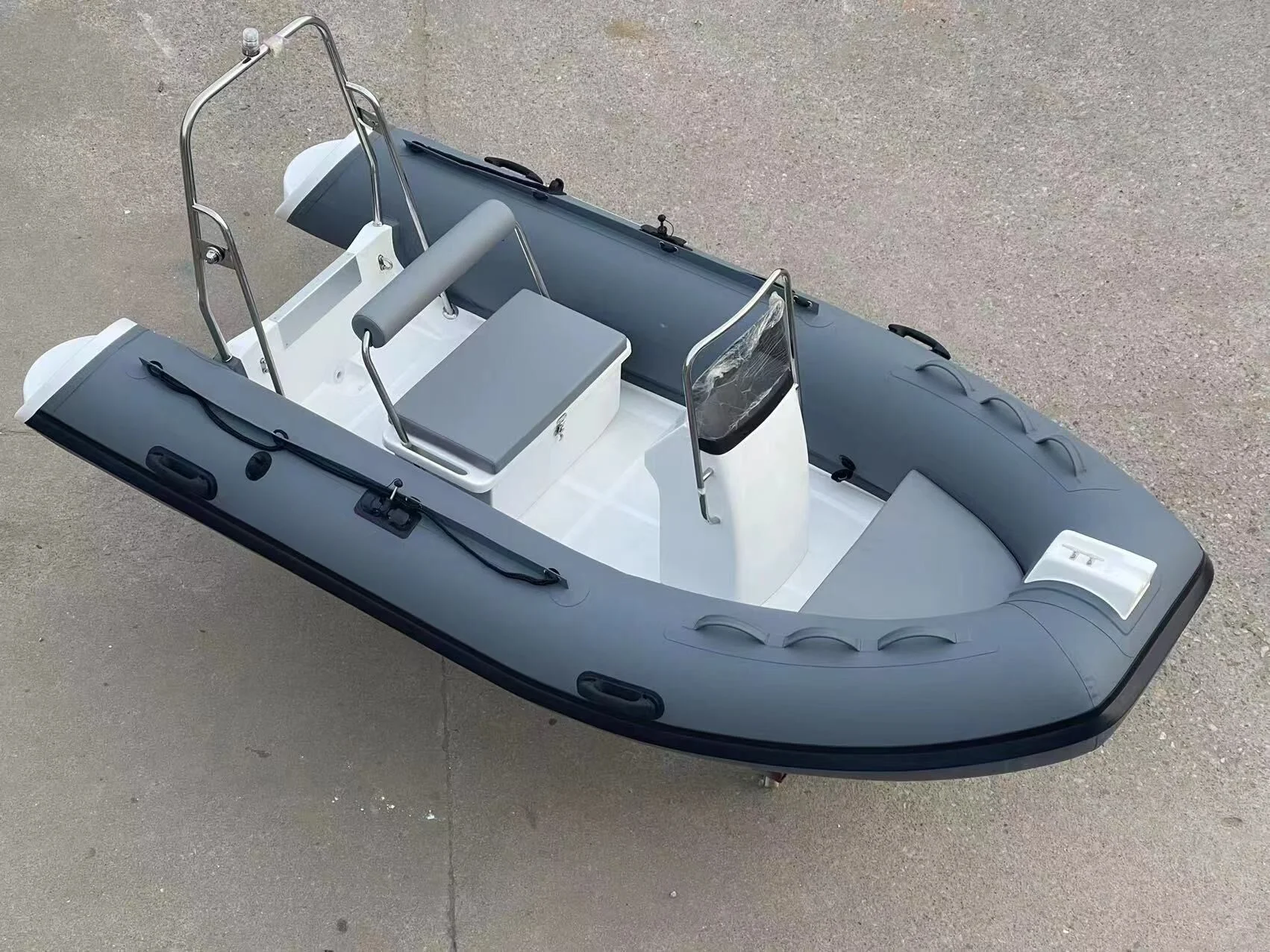 Direct sale inflatable fishing boat aluminum floor inflatable pvc inflatable boat