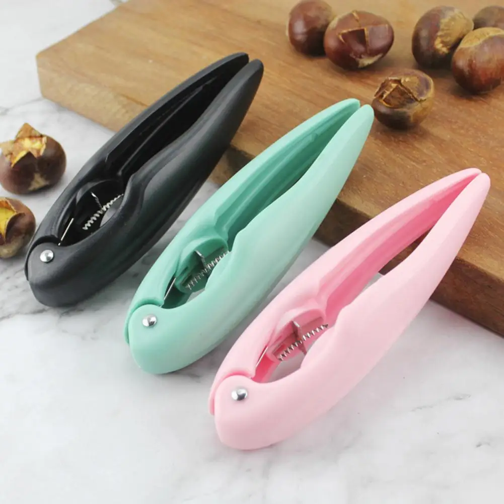 Chestnut Peeler Tool Nutcracker Opener Easy to Use Chestnut Cutter Quickly Peel Chestnuts Kitchen Helper for Nuts Fruits