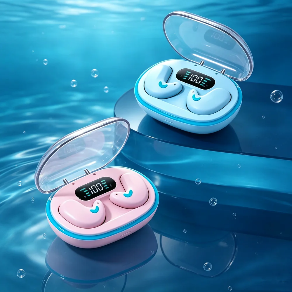Mini Deep Sleep Earbuds Headset Invisible Sleep Headphones Wireless Smallest Invisible Earbuds for Sleeping Sport