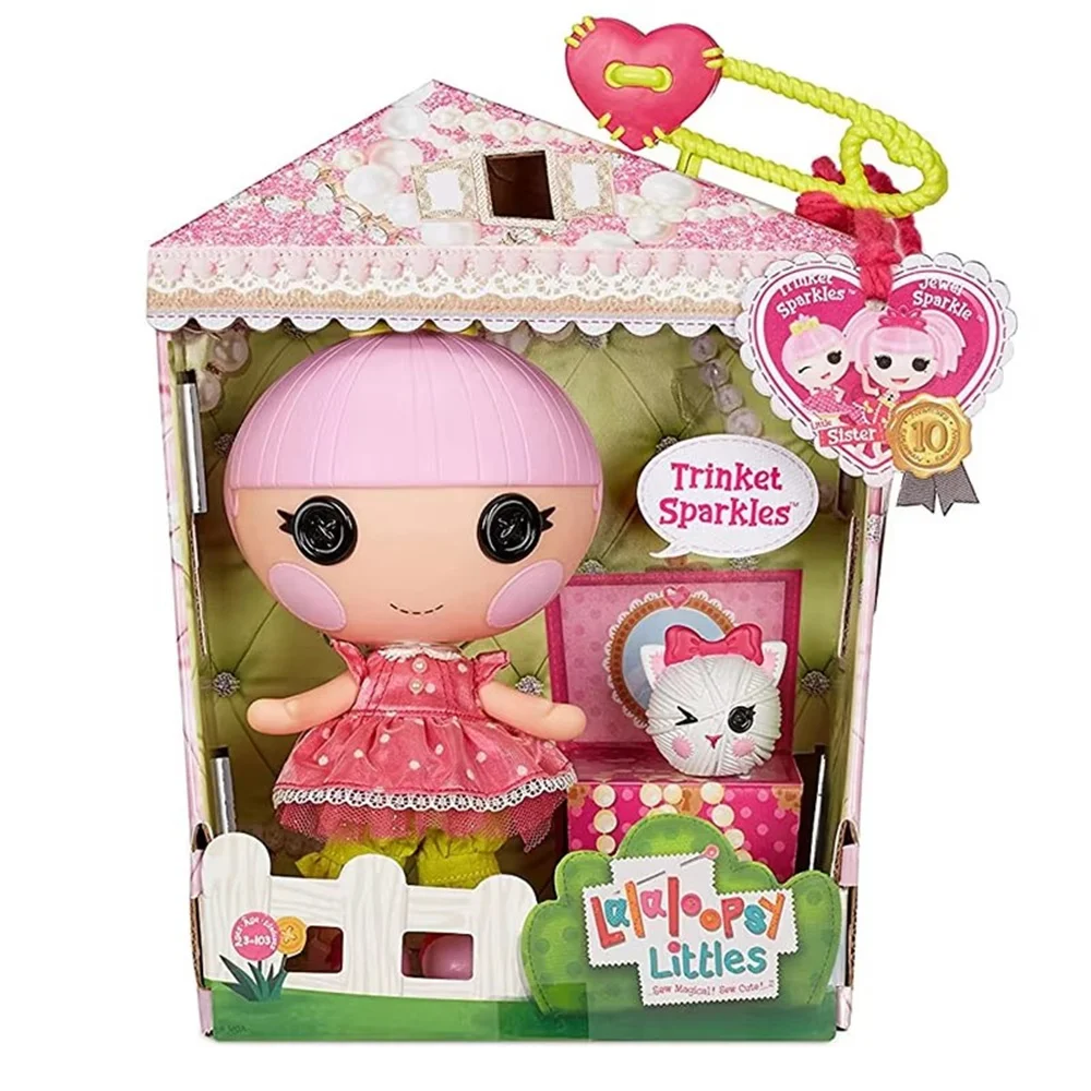 

Cute Lalaloopsy Littles Doll Trinket Sparkles Big Size 20cm With Pet Figure Toy Kids Dolls for Girls Children Gifts