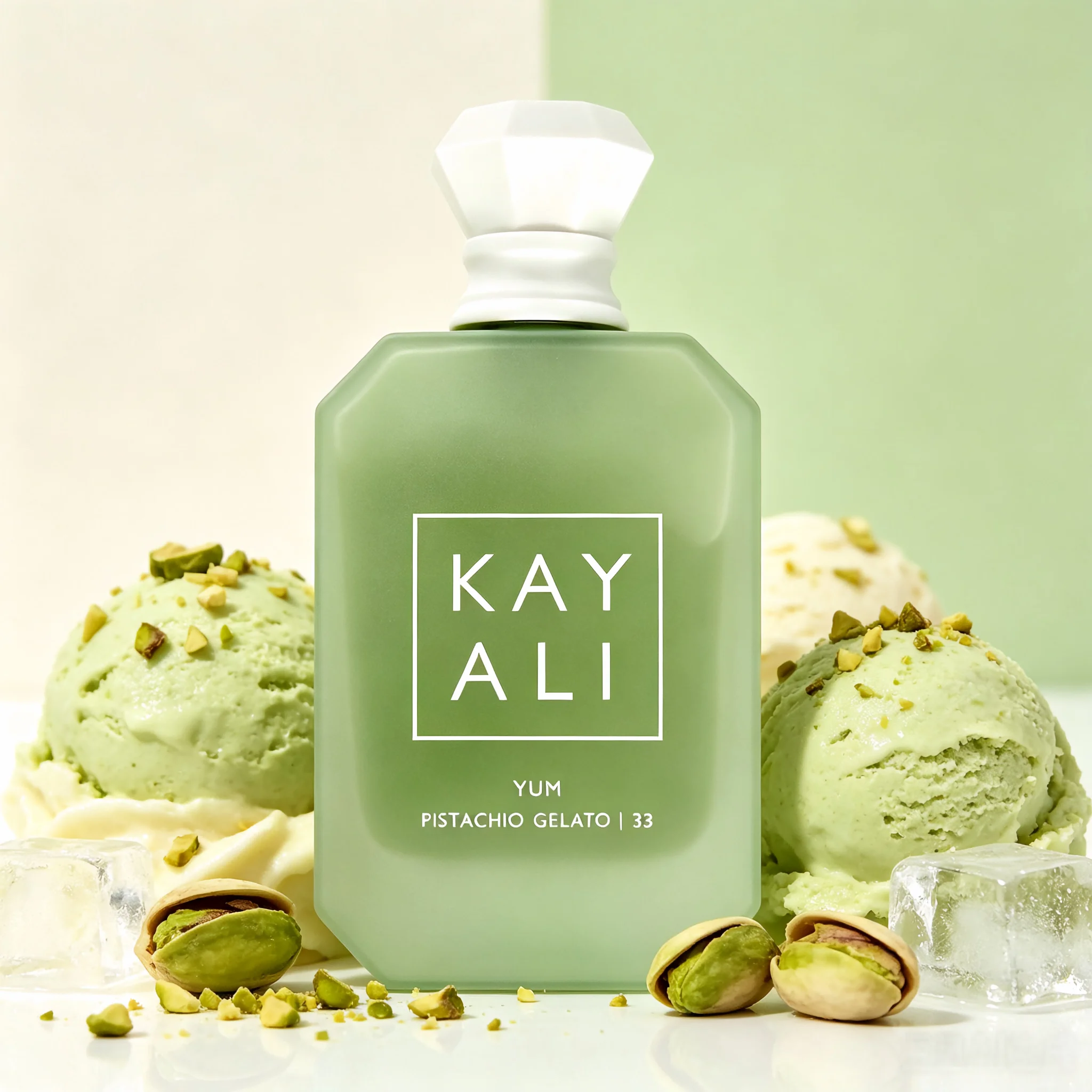 Yum Pistachio Gelato 33 Eau De Parfum Intense Spray Unisex 100ml Fragranza di nicchia di lusso, gourmand, dolce e nocciolata, a lunga durata, con pist