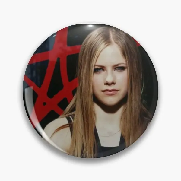 

Avril Lavigne Customizable Soft Button Pin Collar Hat Badge Clothes Creative Lover Cute Decor Lapel Pin Cartoon Fashion Gift