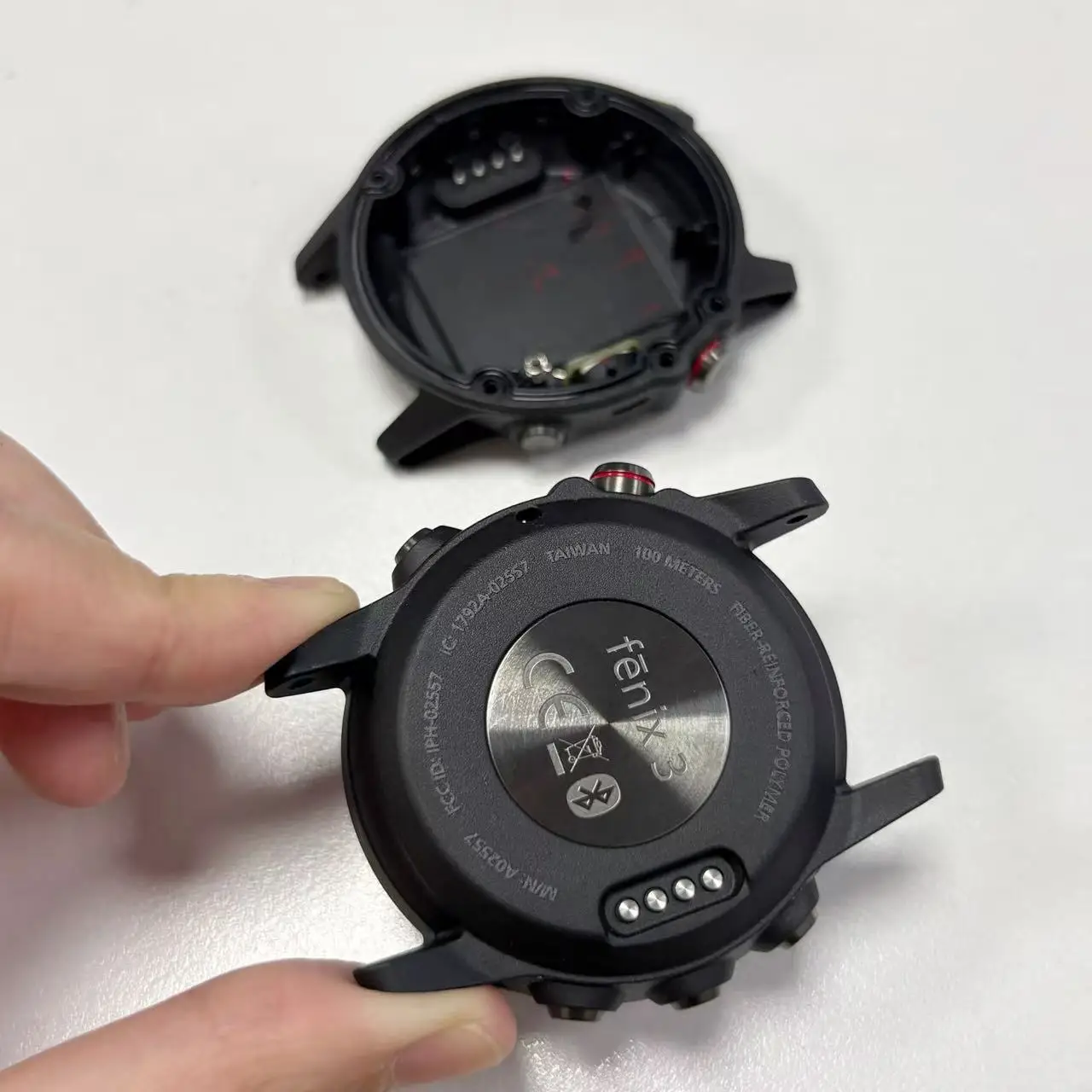 For GARMIN Fenix 3 Back Cover Case Fenix3 Housing Shell Without Battery 361-00034-02 Rear Cover GPS Part Repair