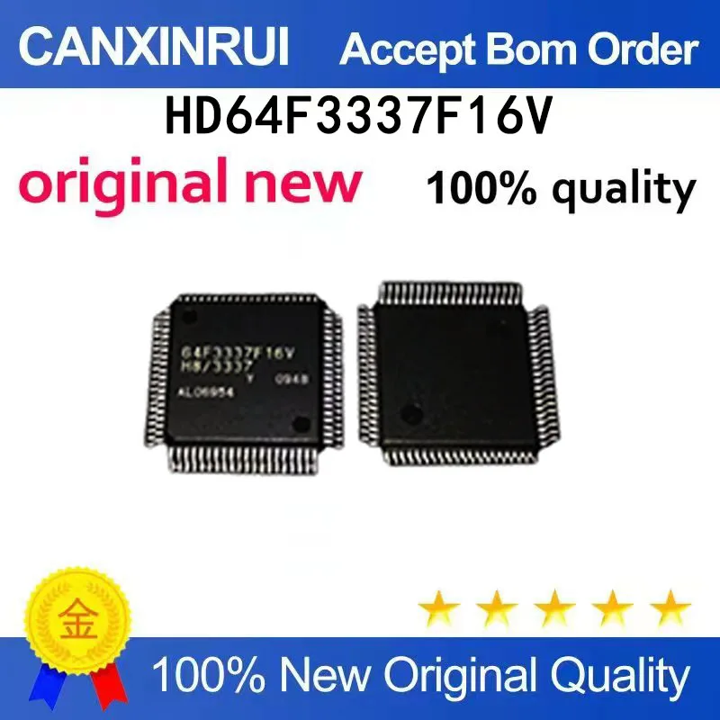 (5pcs-100pcs）Brand new original HD64F3337F16V 64F3337F16V QFP80 circuit microcontroller chip IC