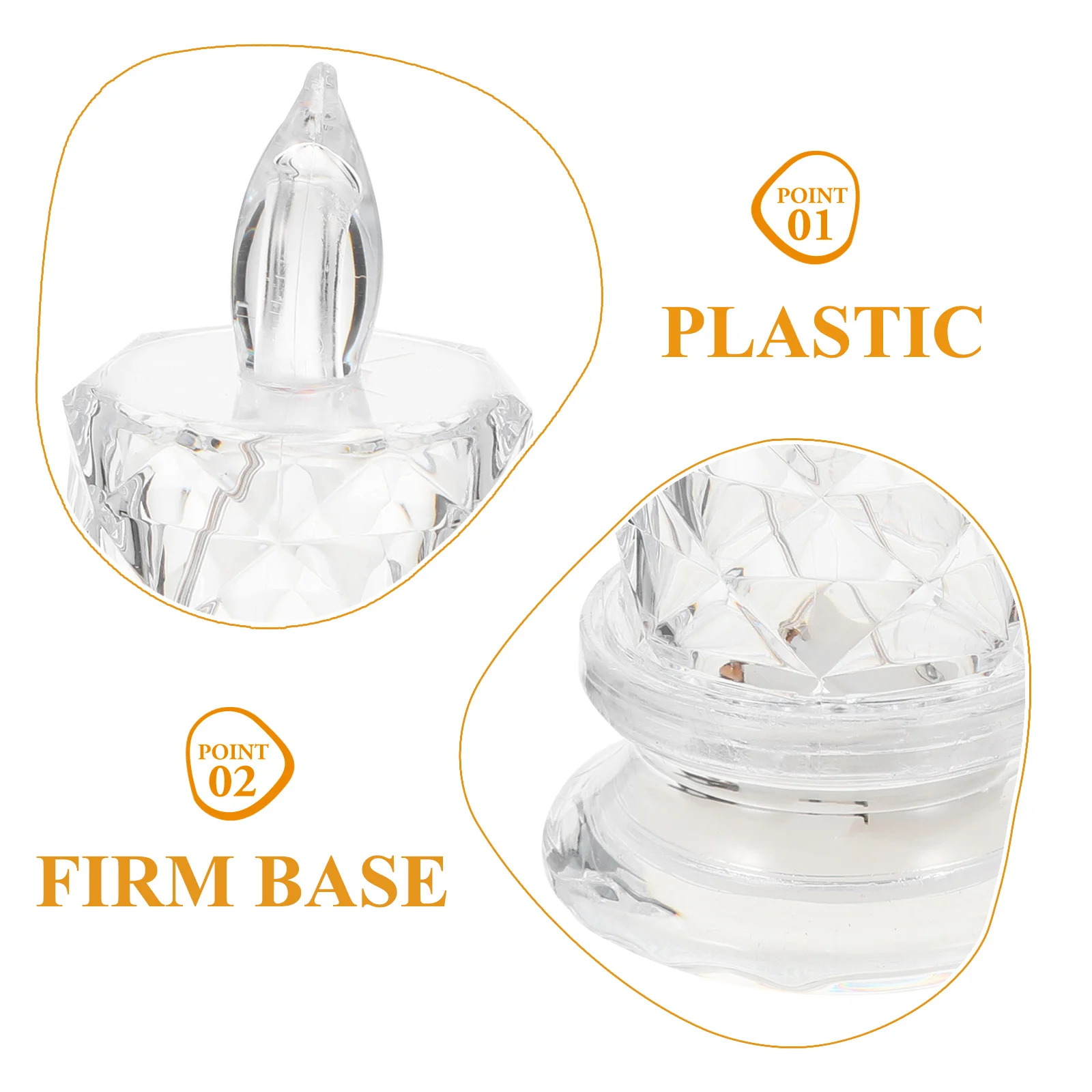 

2 шт. электронные светодиодные беспламенные свечи-ночники для декора спальни, романтического свадебного или праздничного оформления