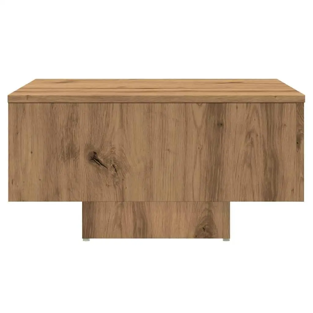 Artisan Oak Engineered Wood Coffee Table Modern Design Living Room Furniture Stylish Home Decor