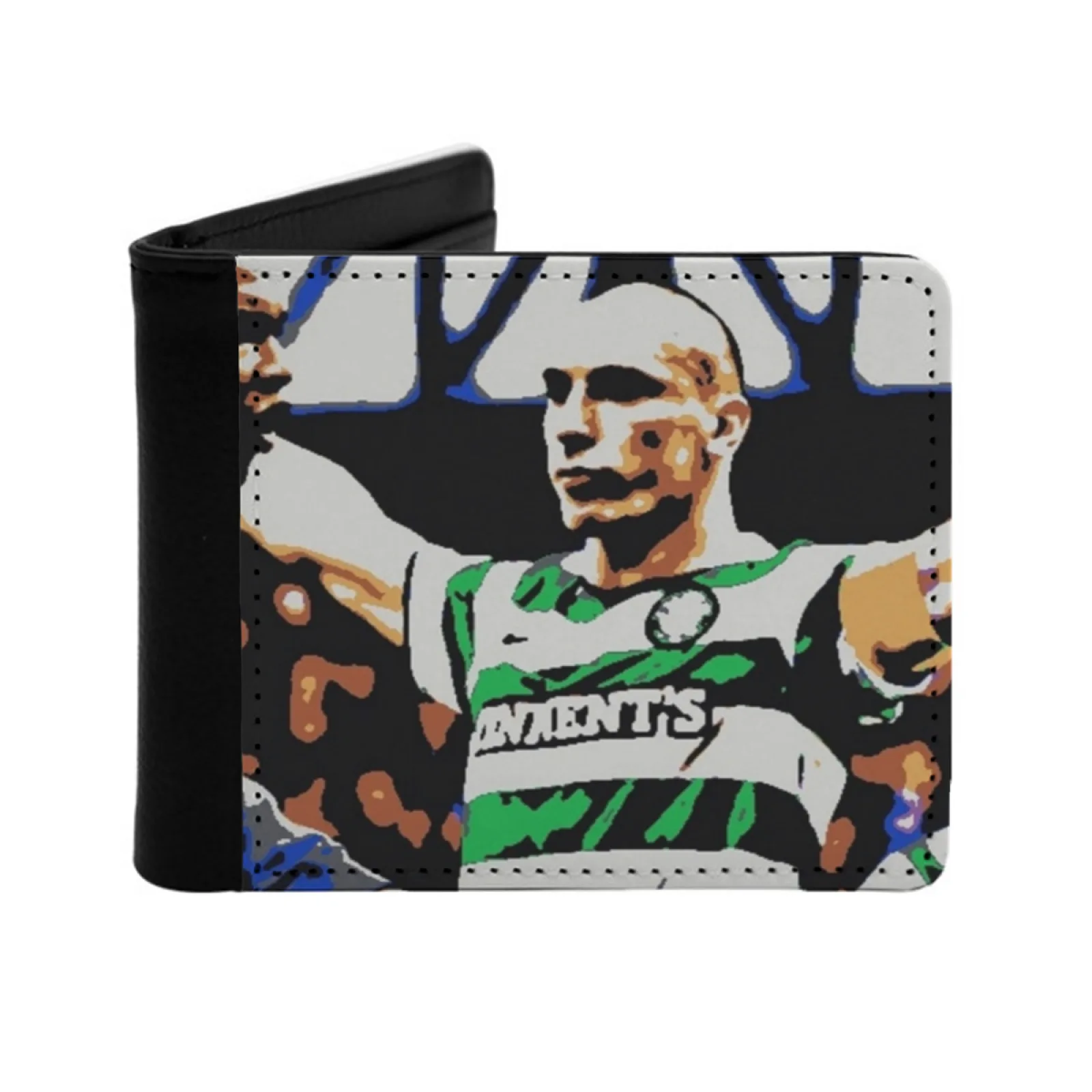 

Do The Broony Bhoys Personalized Men's Leather Wallet Card Money Bag Pu Leather Wallet Football Soccer Pop Brown Scotland