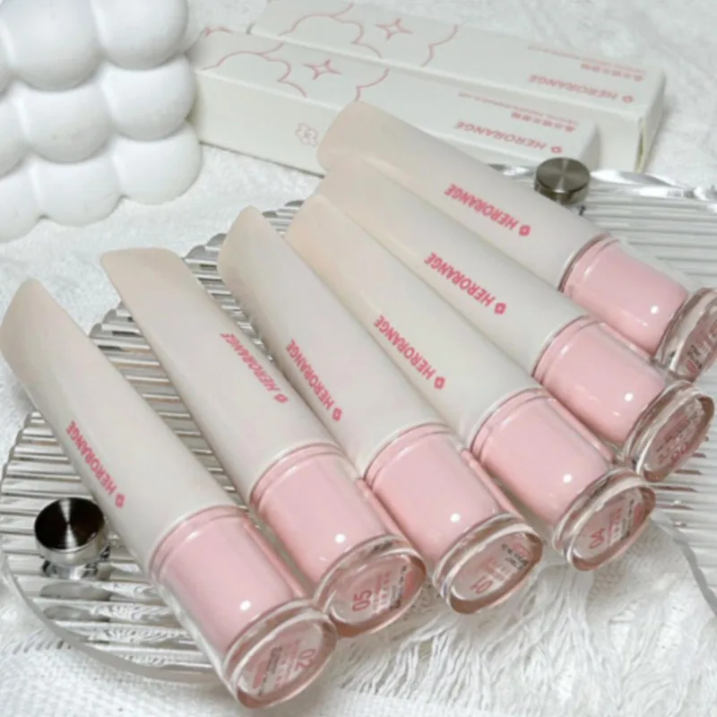 크리스탈 프로즌 미러 립글로스, 보습 및 투명 유리 립글로스, 워터리 앤 푸티 립스틱, 립스틱 화장품