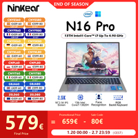 Ninkear N16 Pro Laptop Intel Core i7-13620H WiFi 6 2.5K 120Hz 32GB DDR4+1TB SSD Windows 11 Gaming Laptop Computer Notebook