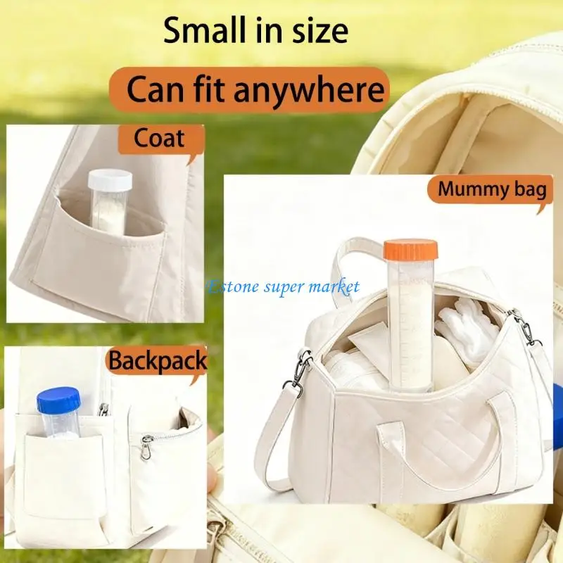 090B صندوق تخزين حاوية مسحوق حليب الأطفال الرضع، حافظة مضادة للتسرب، تصميم محمول مريح لحل التغذية في الهواء الطلق #2