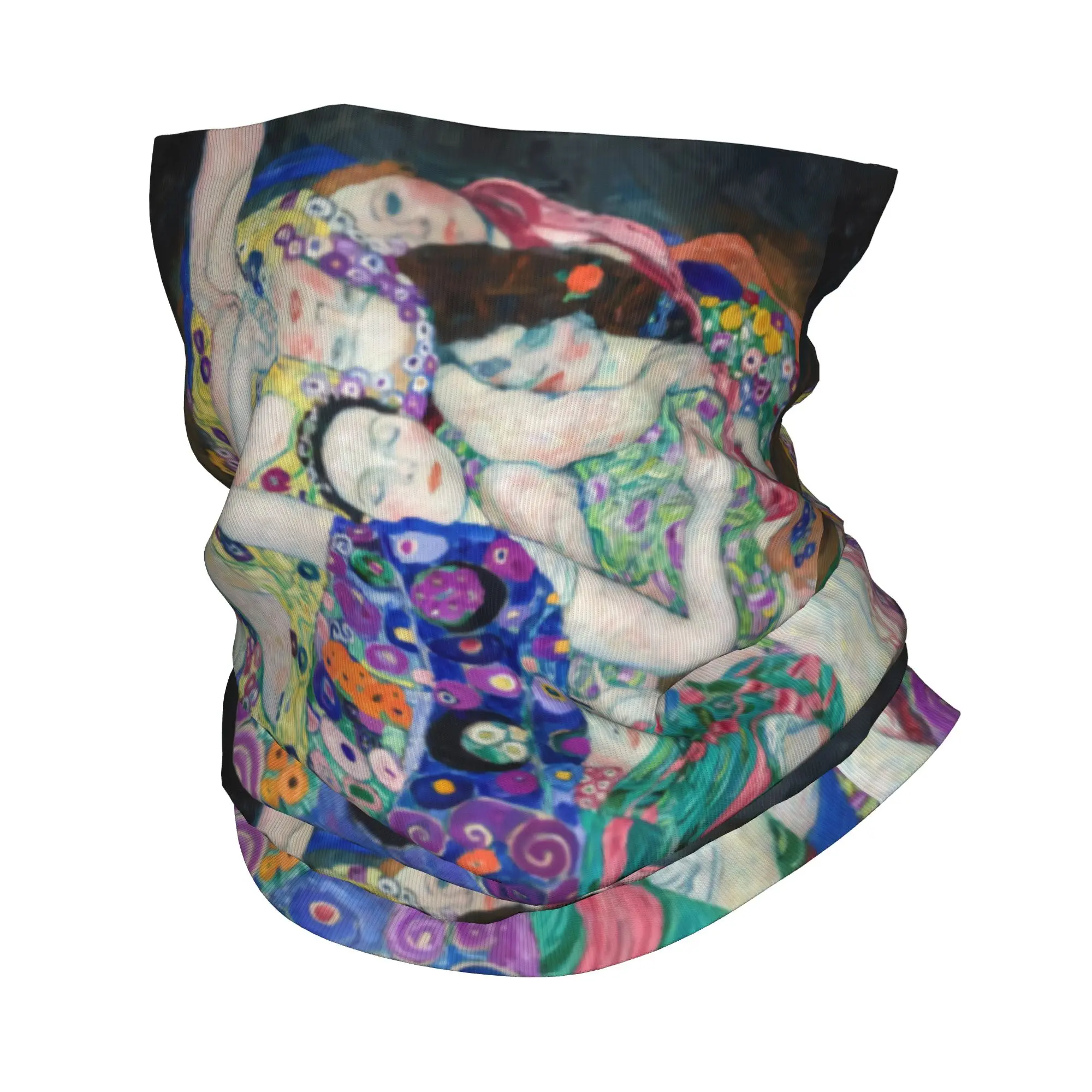 Polaina de cuello personalizada Virgins Gustav Klimt mujeres hombres a prueba de viento invierno pintor austriaco Bandana bufanda para esquí