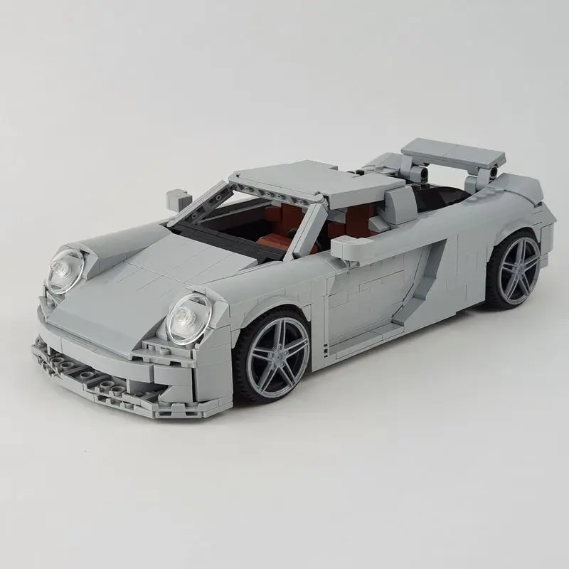 Speed Champion MOC Carrera GT Traditional Open-top Supercar Model Bricks High-tech Classical DIY Racing Vehicle Toys Boys Gifts