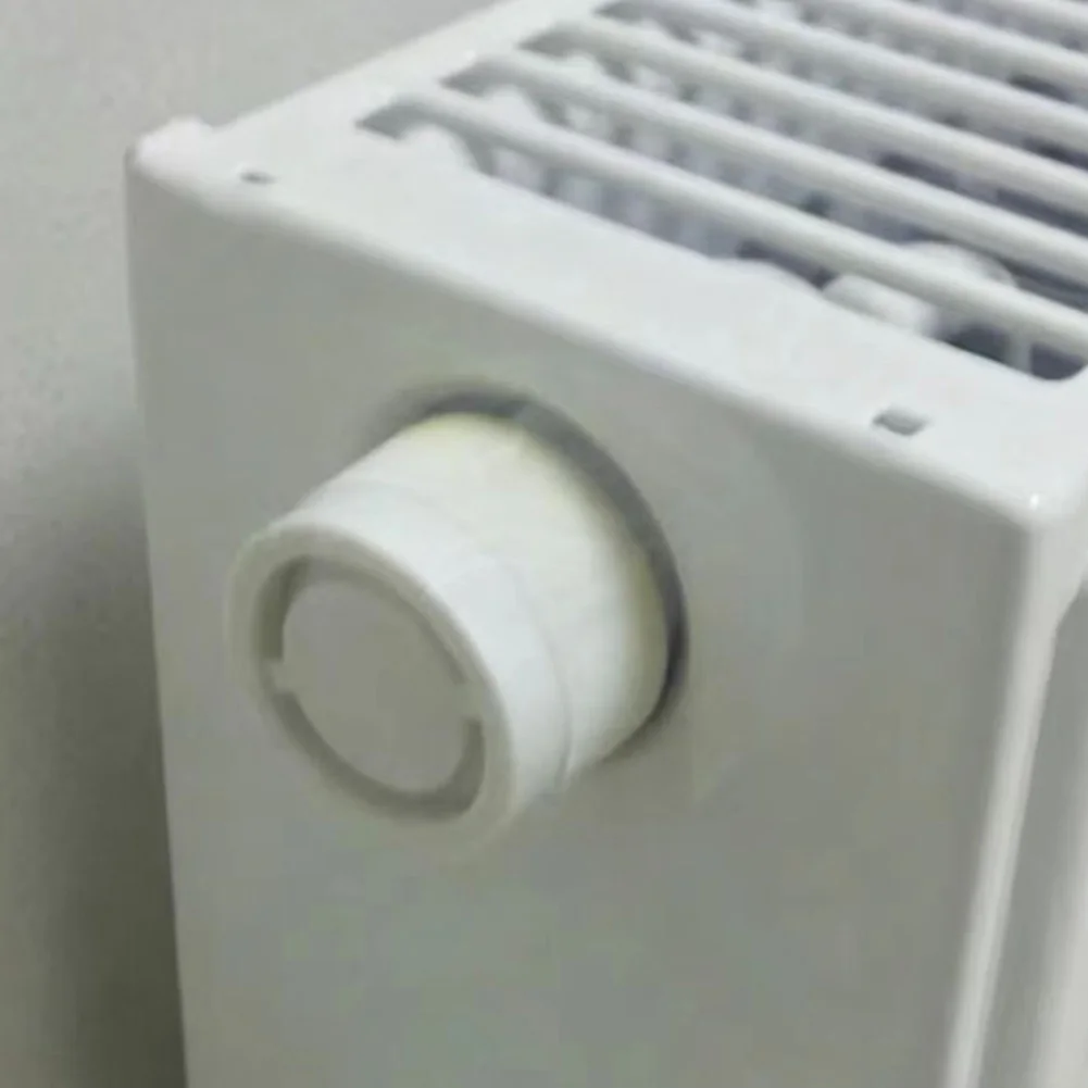 2/10PCS Heating Thermostatic Regulating Cap White Plastic M30x1.5 TRV Radiator Thermostat Adjustment CapsHeating Control Covers