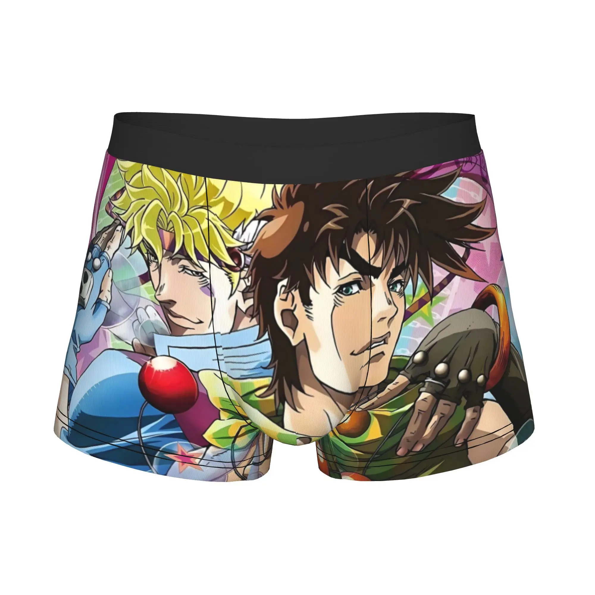 Joseph Joestar & Caesar Boxers Shorts Mens JoJo's Bizarre Adventure Briefs Underwear Cool Underpants
