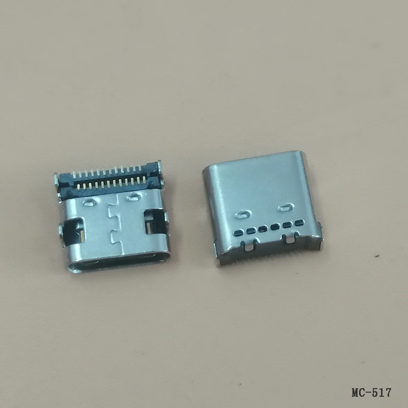 10 stücke Typ C 4 6 18 24 Pin SMT USB Port Buchse USB 3,1 Weibliche Lade Port SMD DIP für Huawei Samsung Lenovo Laptop Stecker – Detail 3