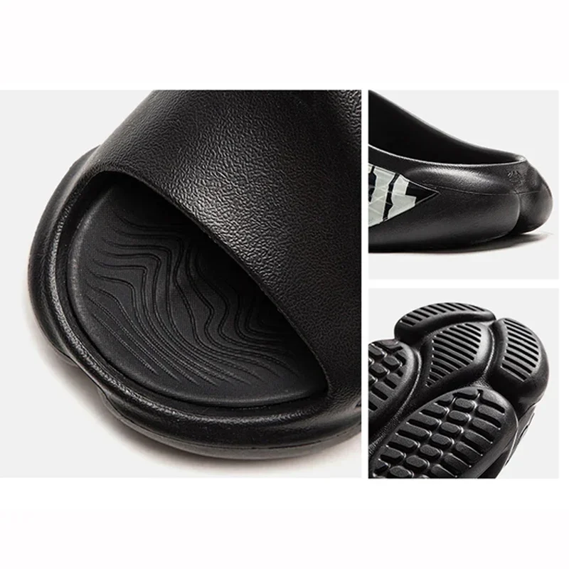 Li-Ning الرجال BADFIVE SLIDE OG شباشب لخارج المنزل خفيفة الوزن وسادة ناعمة بطانة مريحة المضادة للانزلاق صنادل كرة السلة ABTV007